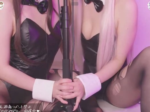 猫田ぺぺろ 双人兔女郎舔耳-[35分钟]